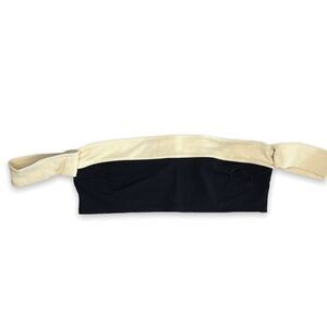 Flagpole Arden Off The Shoulder Bikini Top Black/Lychee Women's Size XL NWT